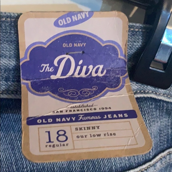 Old navy diva denim paint splattered jeans - Picture 5 of 5